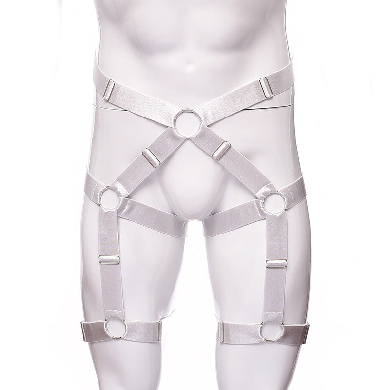 Bamboo such clothing foreign trade wire harness straps elastic adjustable base GAY men’s sex panties NZP0003 - Sexy