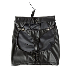 Image of sm femdom sex products buttocks short skirts european and american sexy women patent leather sex temptation underwear manufacturers spot wholesale