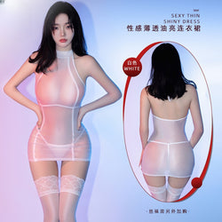 Image of Erotic lingerie pure desire sexy nightclub queen couple family planning wild full of transparent temptation buttocks covered dress girl