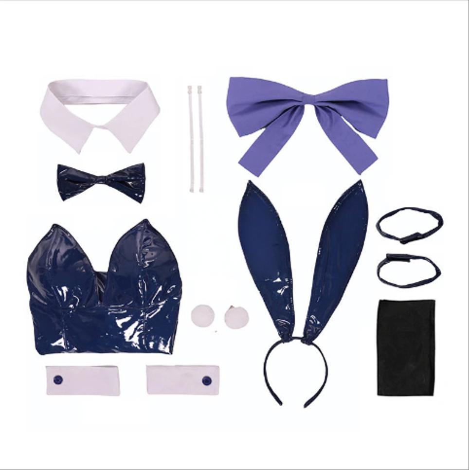 ROLECOS Nikke Goddess of Victory Folkwang Mary Alice Soda Bunny Rabbit Cosplay Costume Women Dress Halloween Outfit Fullset