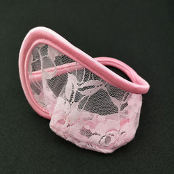 Image of sexy men's c-line pants invisible thong lace men's sex panties seduces couples flirting adult products