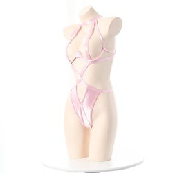 Image of European and American foreign trade strap-on bras, sexual interest, underwear, strap-ons, body wires, straps, cross-border sources