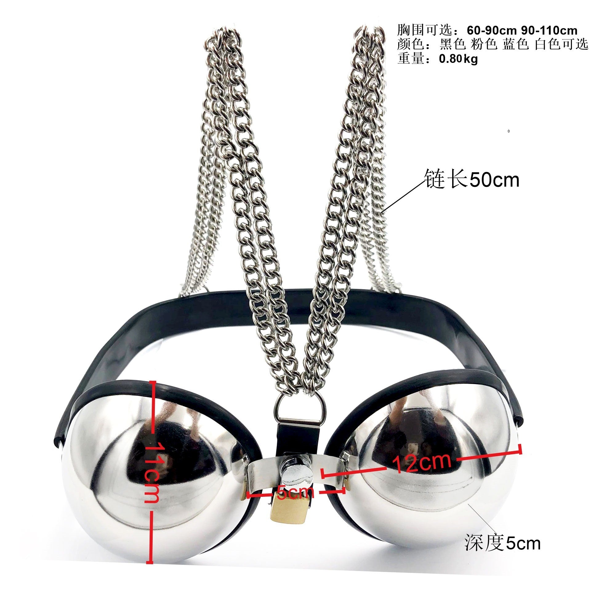 Black Emperor Manufacturers Breast Clips Adult Sex Toys Sexual Health Products for Couples New Stainless Steel Breast Fuck Bra Clothes