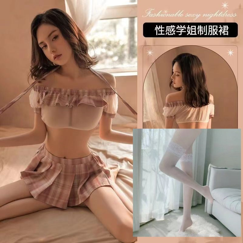 Erotic underwear sexy student costume jk uniform sailor temptation hot character pretend to be pure desire cloud pajamas without taking off the girl
