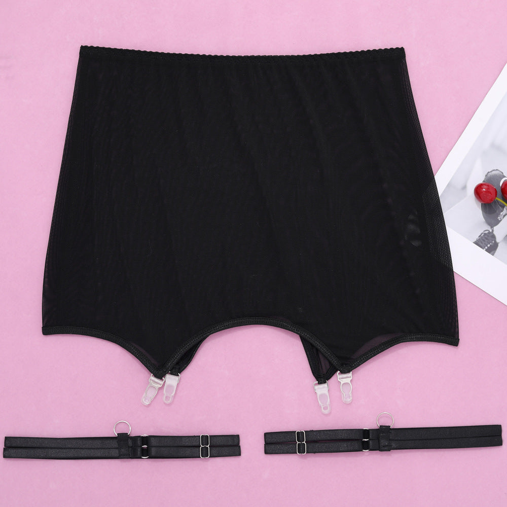 Lingerie women's suits, European and American popular manufacturers, women's short skirts, mesh, sexy see-through cross-border erotic underwear