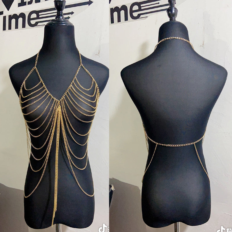 adult alternative sm erotic lingerie accessories metal chain clothes uniform temptation hollow bondage pure lust sexy sassy