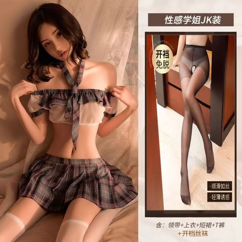 Erotic underwear sexy student costume jk uniform sailor temptation hot character pretend to be pure desire cloud pajamas without taking off the girl