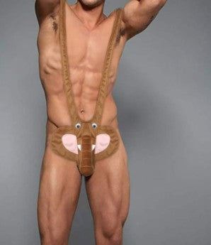 Christmas deer erotic lingerie men's reindeer bell erotic suspender panties holiday carnival party outfit