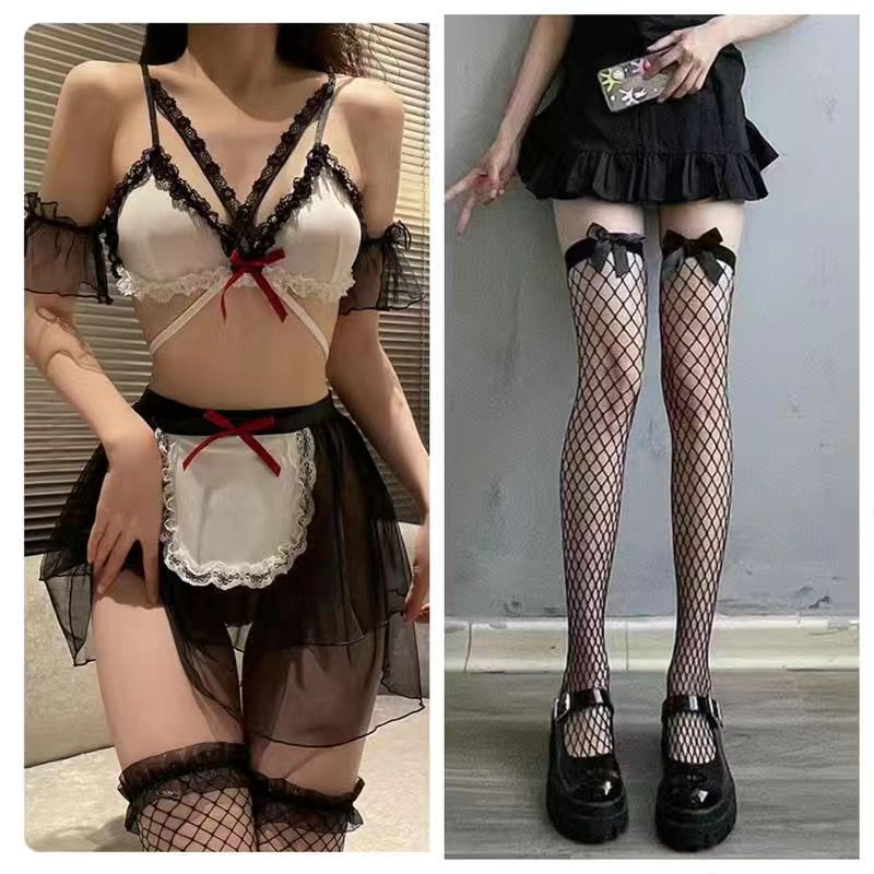 Cherry temptation erotic underwear uniform seduction sexy pure desire free maid costume cute split maid suit