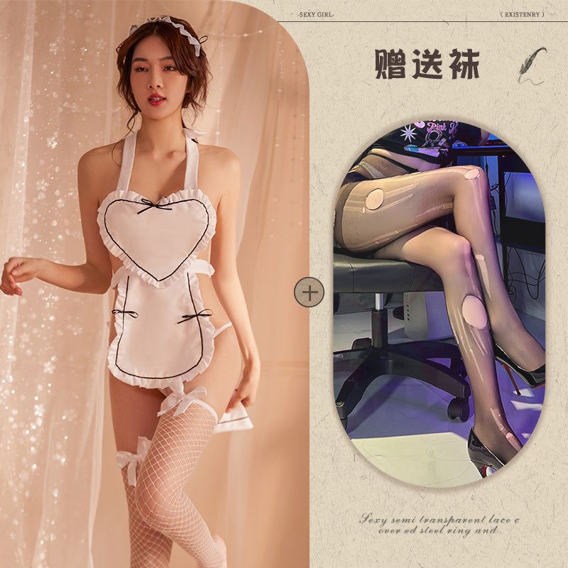 Youzhiqing Internet celebrity erotic underwear new Japanese sexy love maid costume cosplay maid uniform set