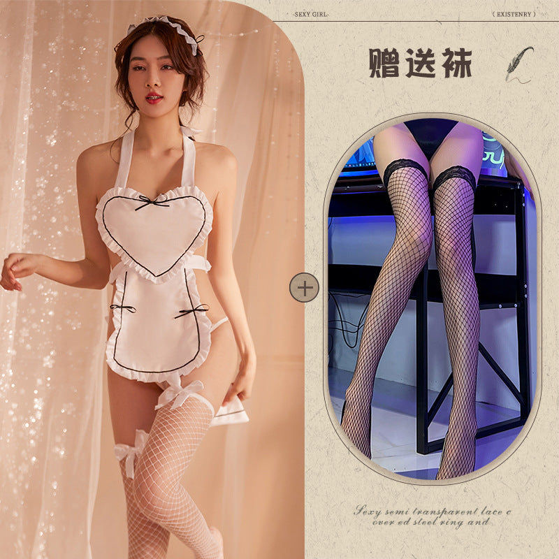 Youzhiqing Internet celebrity erotic underwear new Japanese sexy love maid costume cosplay maid uniform set