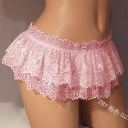 Image of Factory wholesale sexy panties women temptation sexy panties low waist transparent hot jacquard lace women's panties