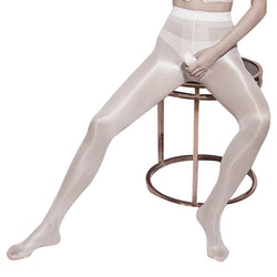 Image of Oily stockings, oily shiny, sexy, transparent pantyhose, high waist, sexy seamless seamless seamless seamless underwear, horse oil, chicken and chicken socks men