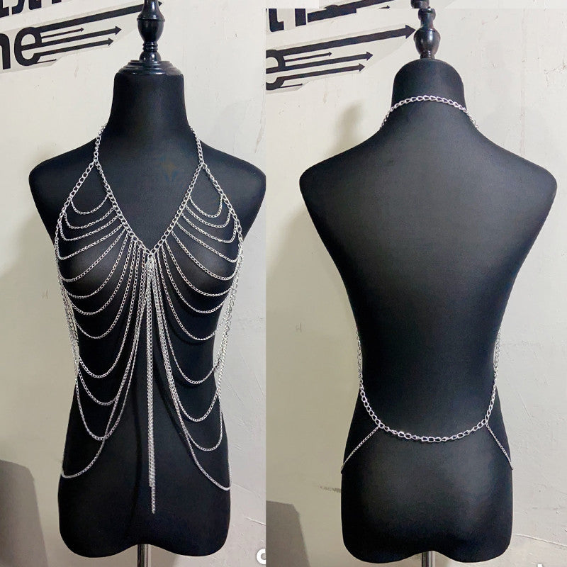 adult alternative sm erotic lingerie accessories metal chain clothes uniform temptation hollow bondage pure lust sexy sassy