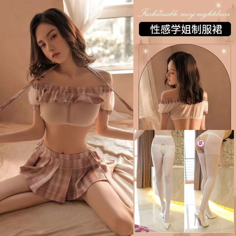 Erotic underwear sexy student costume jk uniform sailor temptation hot character pretend to be pure desire cloud pajamas without taking off the girl