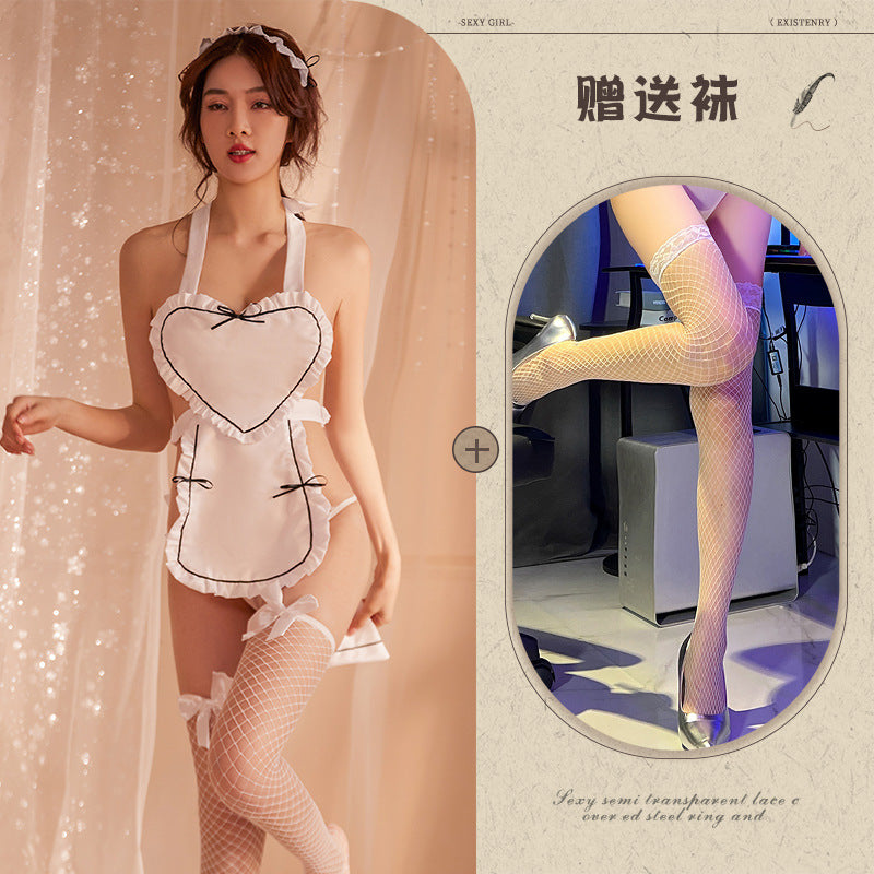 Youzhiqing Internet celebrity erotic underwear new Japanese sexy love maid costume cosplay maid uniform set