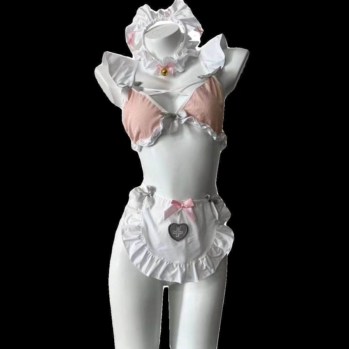 Sexy maid outfit cute uniform erotic underwear see boyfriend carefully feed husband free passion suit maid