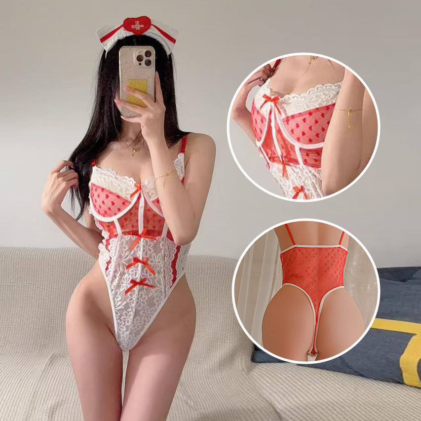 erotic lingerie halloween nurse costume cos gentle sister cute pure desire sexy gal dress