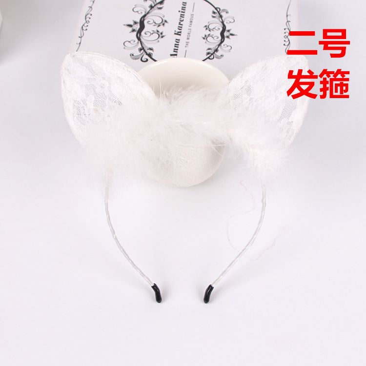 Image of Erotic lingerie accessories Korean version cat ear headband 046 holiday party 568 cute female decoration hairpin 121