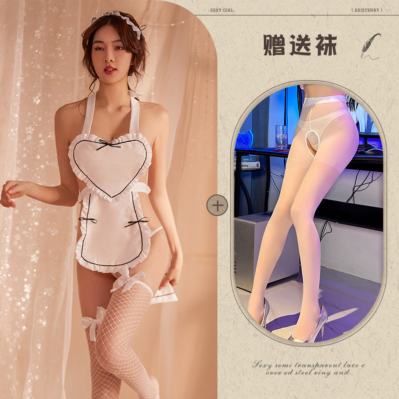 Youzhiqing Internet celebrity erotic underwear new Japanese sexy love maid costume cosplay maid uniform set
