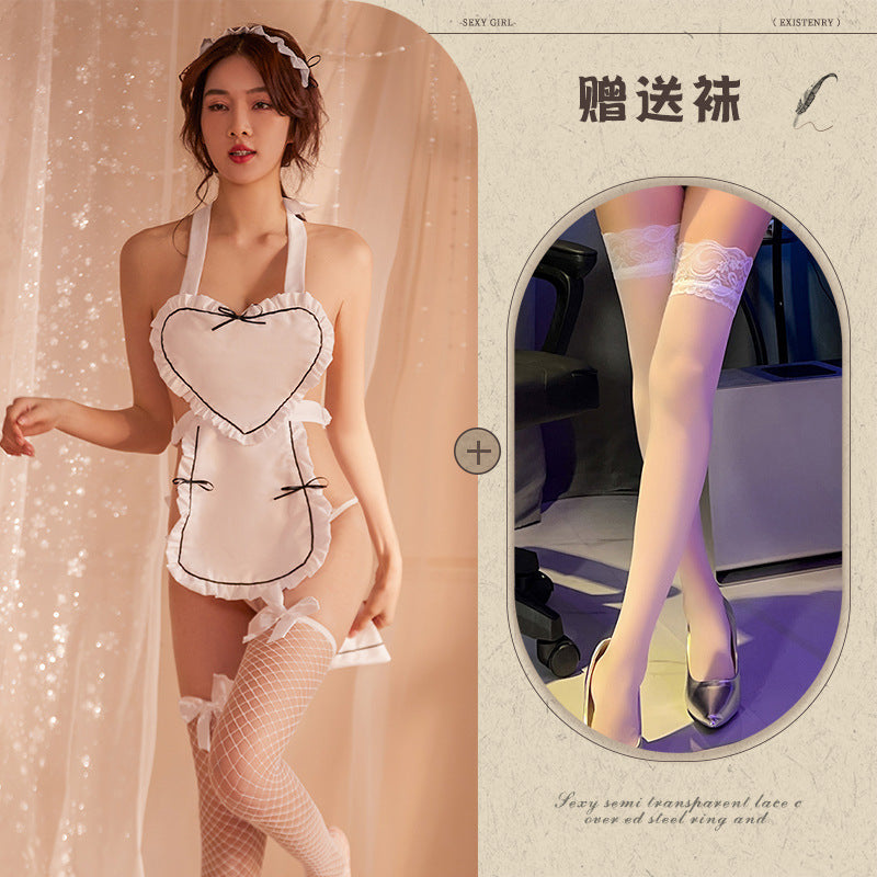 Youzhiqing Internet celebrity erotic underwear new Japanese sexy love maid costume cosplay maid uniform set