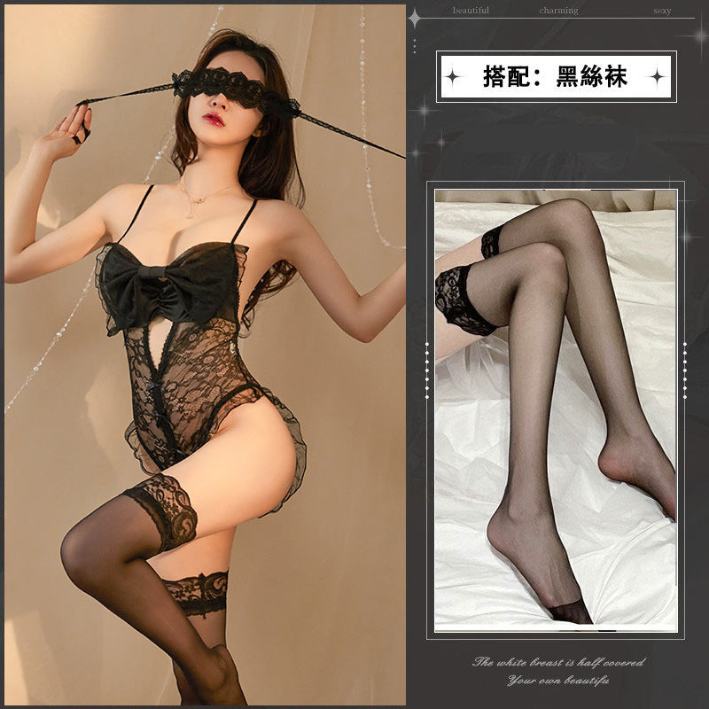 Image of Beauty, sexuality, emotional fun, underwear, small breasts, free to take off the crotch, onesies, women's uniforms, temptation, pajamas, passion, pure lust