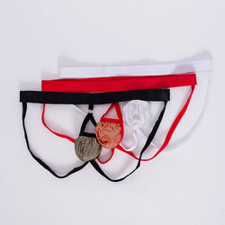 Image of Men's sex thong sexy men's sex panties briefs free to take off adult panties cutout T-string pants