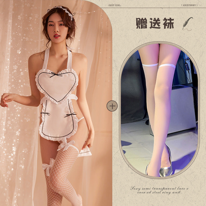 Youzhiqing Internet celebrity erotic underwear new Japanese sexy love maid costume cosplay maid uniform set
