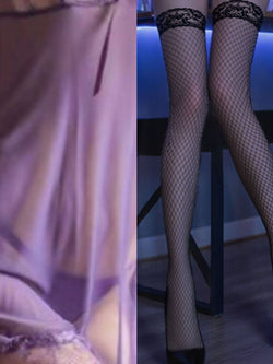 Image of plus size sexy pajamas extreme seduction see-through erotic lingerie sassy lace transparent nightdress passion sundress set