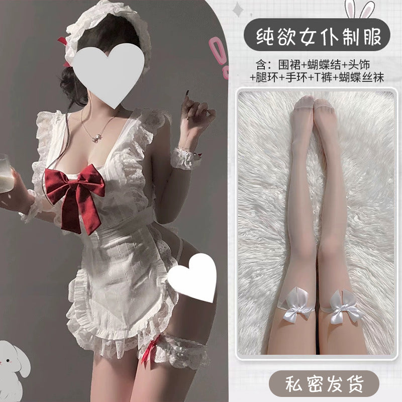 Yes, the night bow, the pure desire maid, the bare back apron set, the free uniform, the erotic underwear, the small breasted pajamas woman