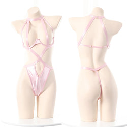 Image of European and American foreign trade strap-on bras, sexual interest, underwear, strap-ons, body wires, straps, cross-border sources
