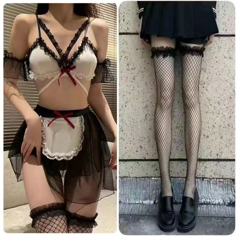 Cherry temptation erotic underwear uniform seduction sexy pure desire free maid costume cute split maid suit