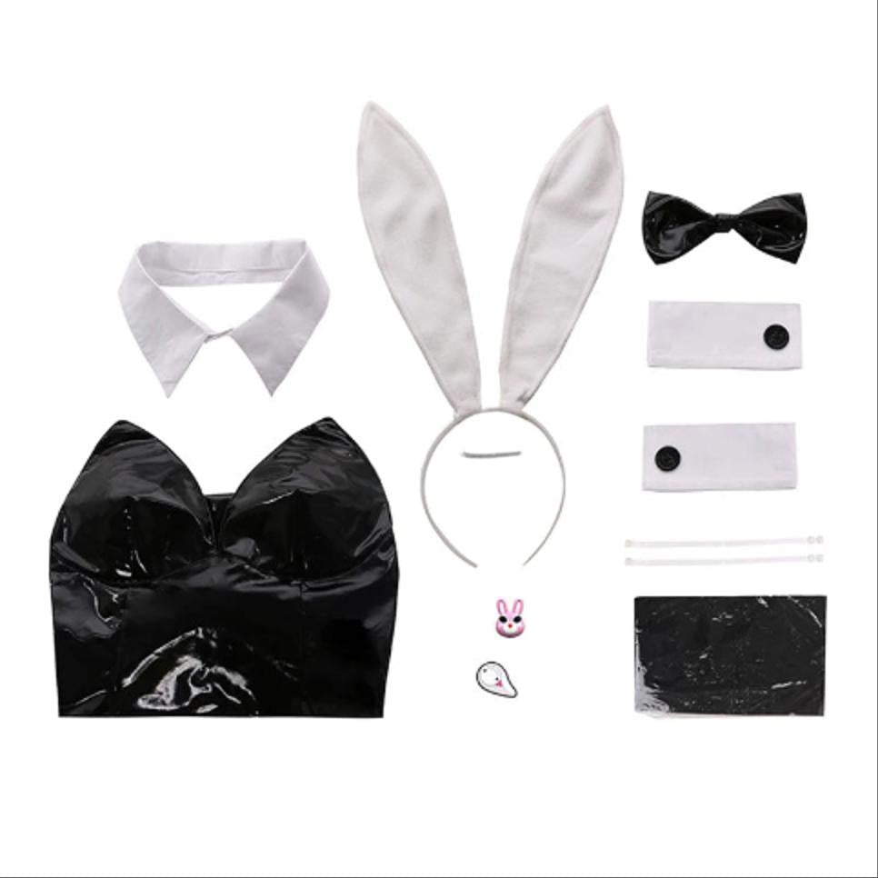 ROLECOS Nikke Goddess of Victory Folkwang Mary Alice Soda Bunny Rabbit Cosplay Costume Women Dress Halloween Outfit Fullset