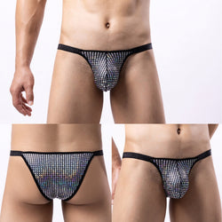 Image of AliExpress Men Sexy Couple Gay Panties Low Waist Bikini Sexy Thongs Wholesale Men’s Briefs - Sexy lingerie