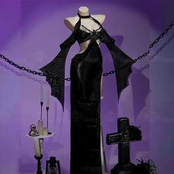 Image of Anime Dark Gothic Sexy Cosplay Costume Dark Gothic Spider Bride Dress Sexy Lingeries Private Photo Shoot Female