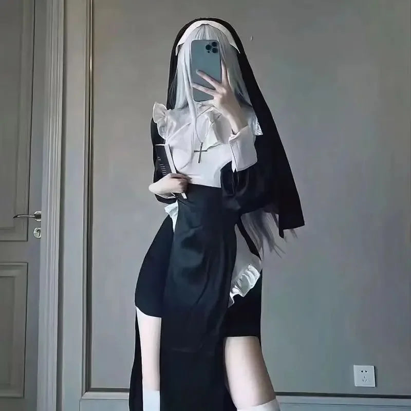 Anime Sexy sueurs conception originale Cosplay Chowbie uniforme noir robe Sexy grande taille Costumes d’halloween