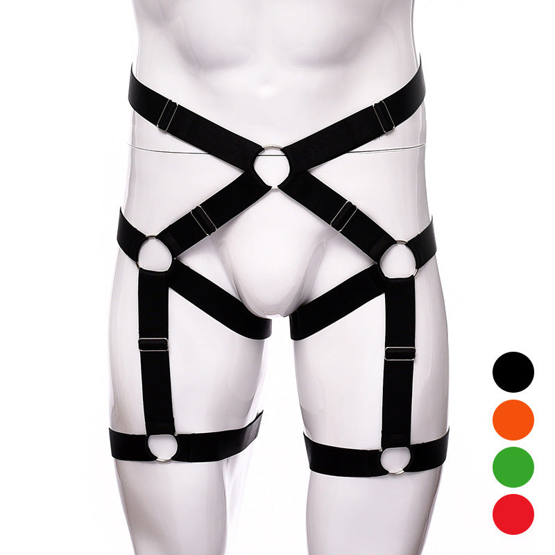 Bamboo such clothing foreign trade wire harness straps elastic adjustable base GAY men’s sex panties NZP0003 - Sexy