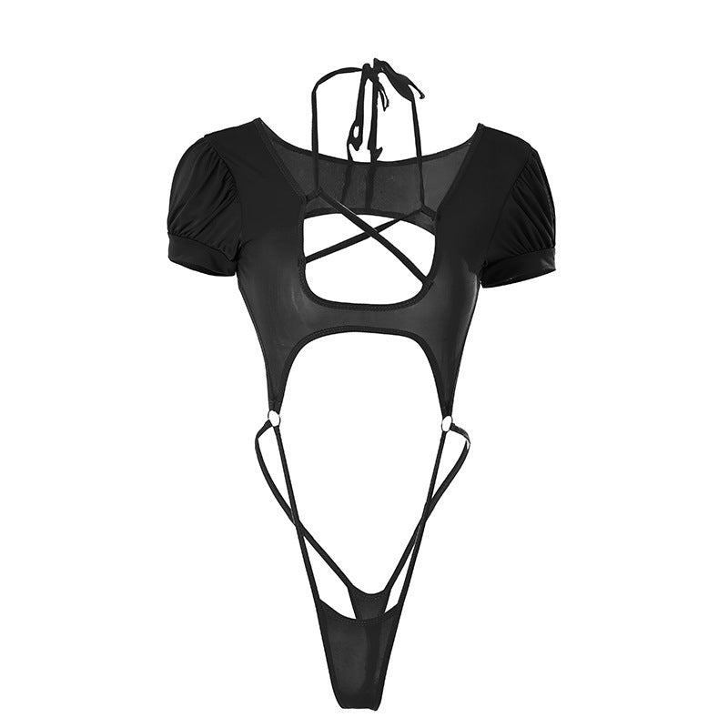 Image of Beautiful seduction and good erotic underwear women pure desire to open the stall one-piece bunny girl pure uniform