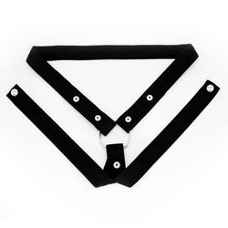 Image of CB lock assist strap single thong three-way chastity lock fixing strap cross-border GAY sex toys ring panties big