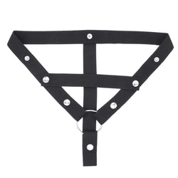 Image of CB lock assist strap single thong three-way chastity lock fixing strap cross-border GAY sex toys ring panties big - toys