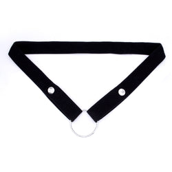 Image of CB lock assist strap single thong three-way chastity lock fixing strap cross-border GAY sex toys ring panties big