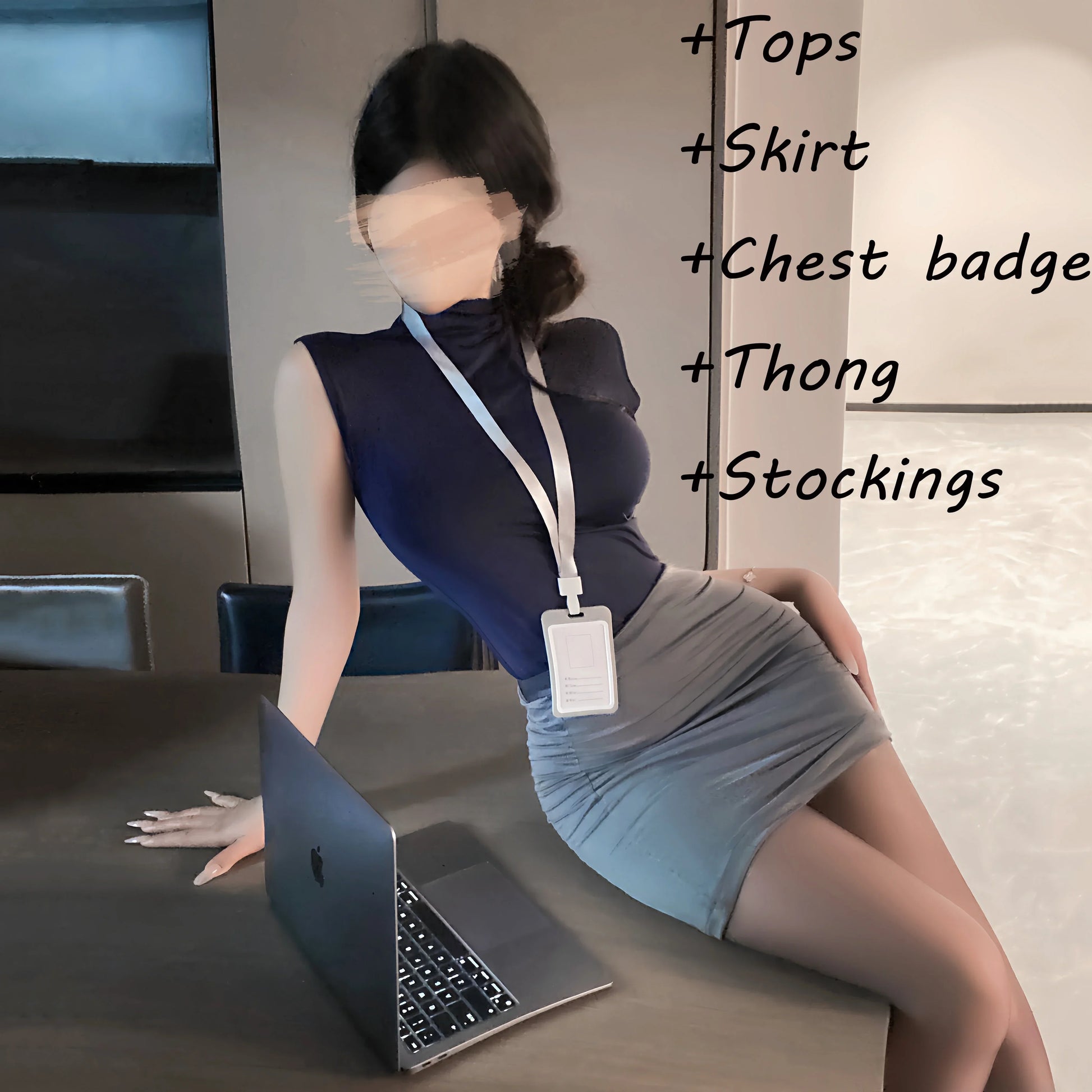 Cosplay Costumes Sexy Office Lady Erotic Lingerie Hip Wrap Skirt Women’s Secretary Roleplay Uniform Temptation Mini
