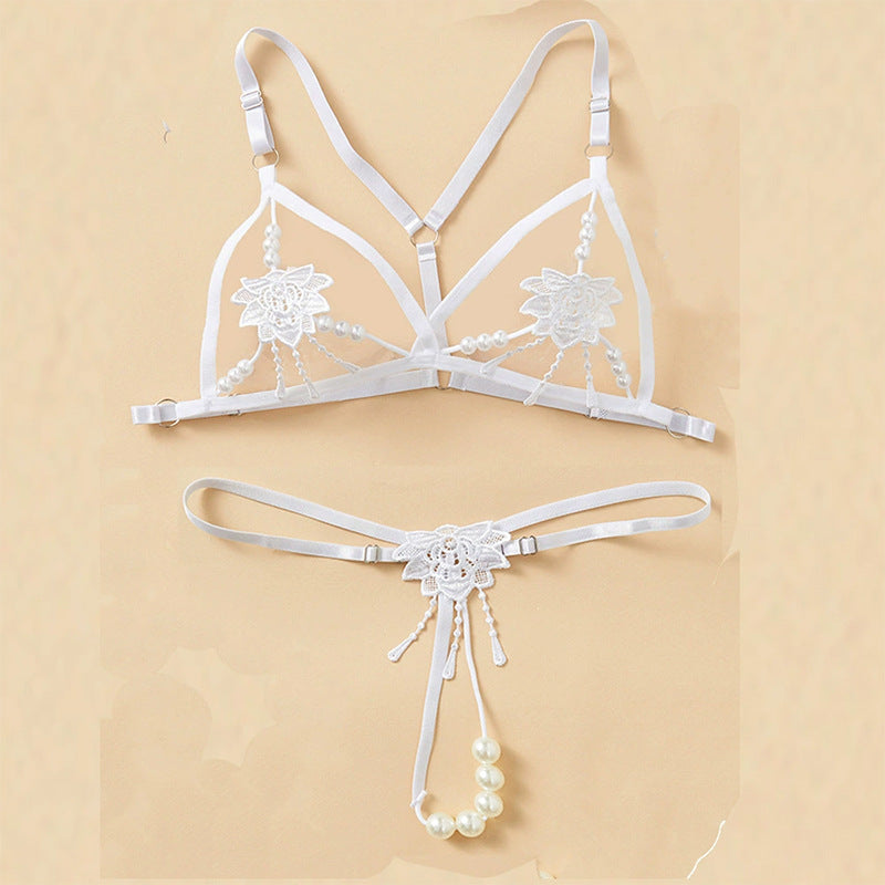 Couple underwear underwear ascetic high-end sense 2025 new one-man and female couple three-point erotic underwear