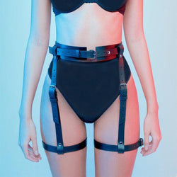 Image of Cross-border sex utensils room fun acacia women’s leather underwear shorts couple flirting SM bundled adult sex