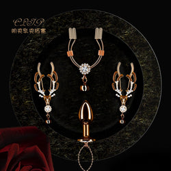 Image of erotic clamp clamp SM punishment flirting tool adult sex toys - toys