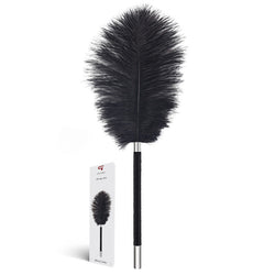 Image of Erotic feather tease stick ostrich feather shoot flirt feather brush sm supplies foreplay toys sex toys adult sex