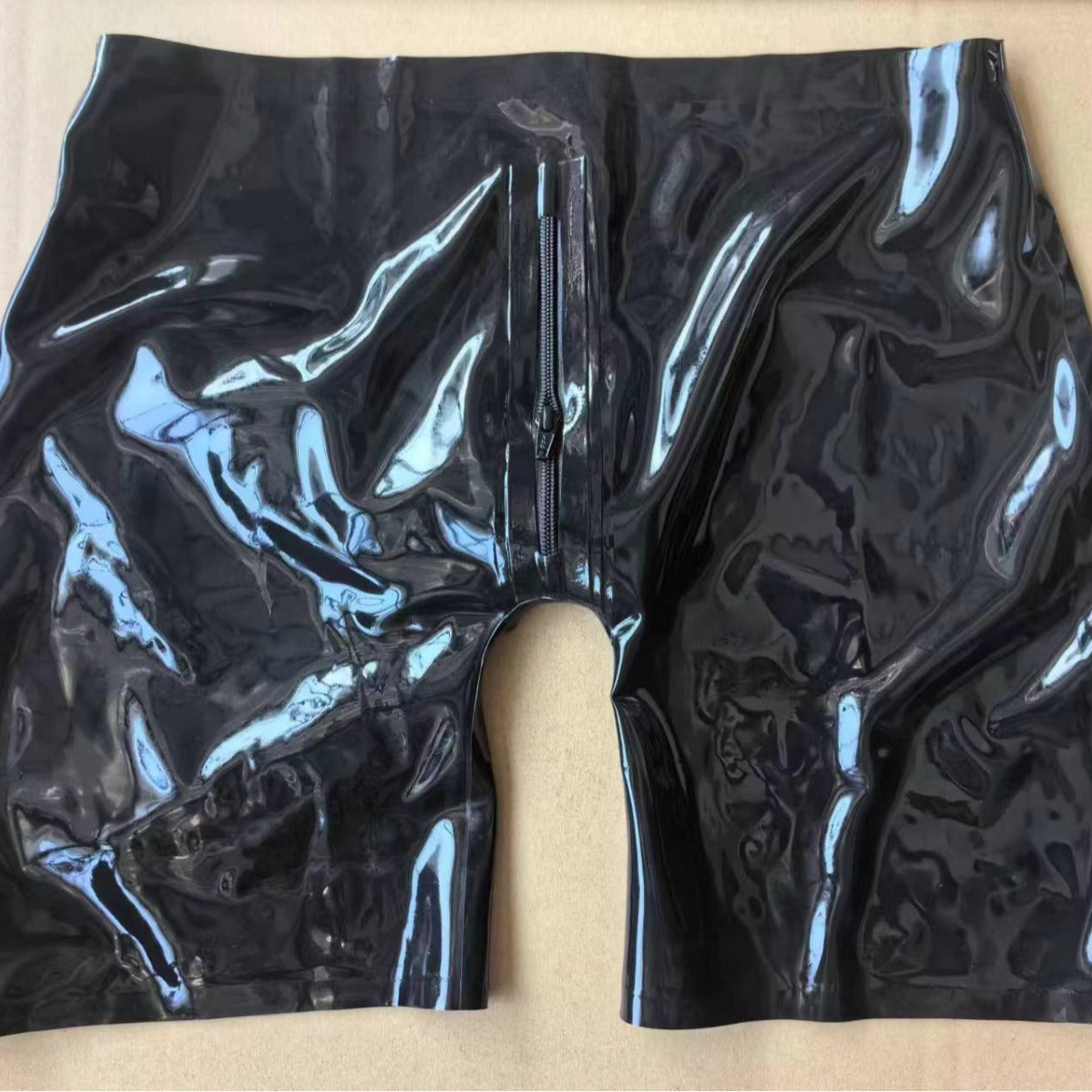 Erotic latex panties black sexy adult products latex gay underwear sex shorts men’s panties - Sexy lingerie