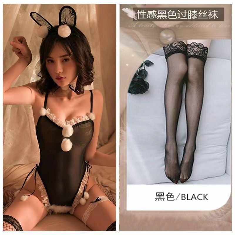 Image of Erotic lingerie cosplay sexy uniform seduction bunny girl pajamas pure desire cute without taking off the file - Bunny