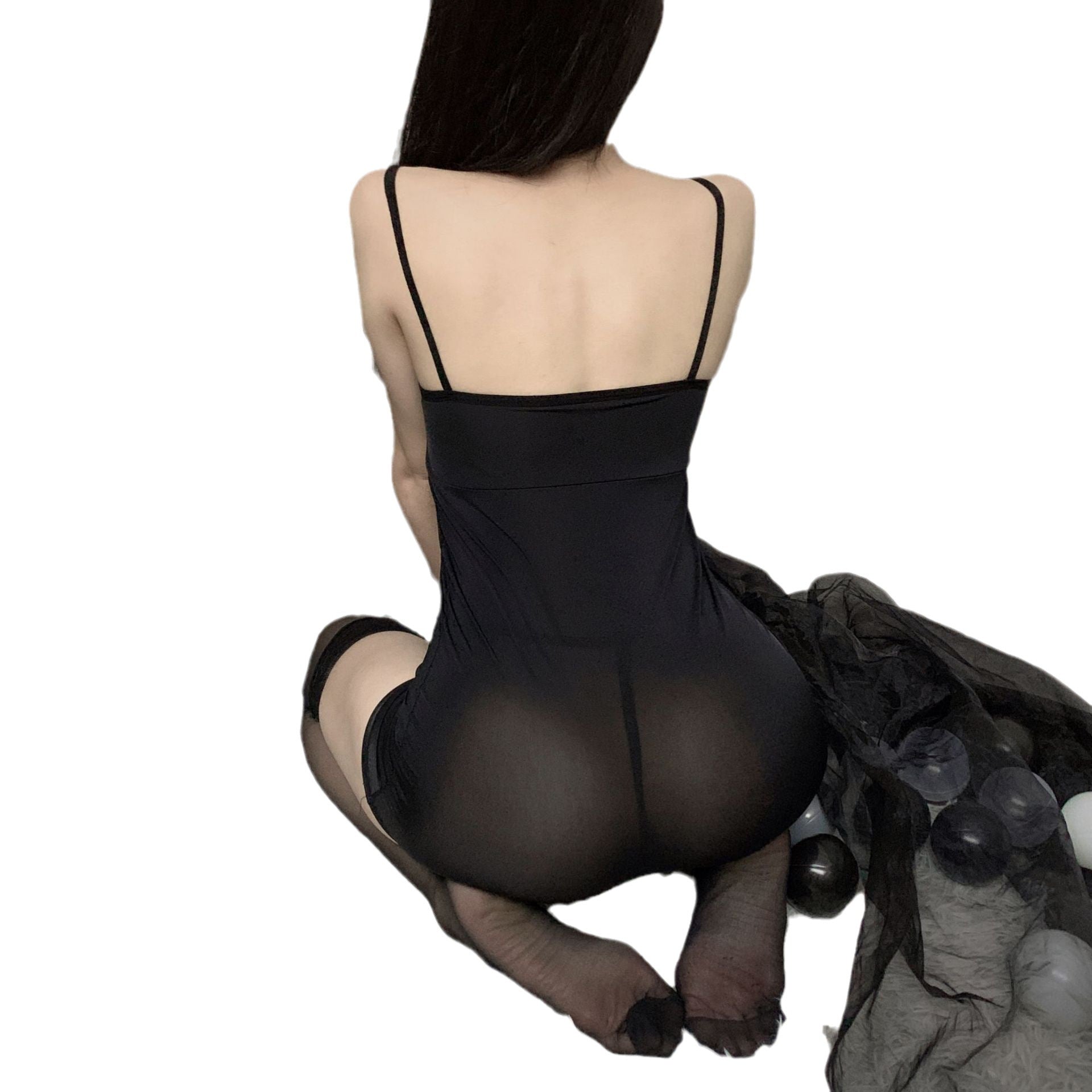 Image of erotic lingerie sexy passion goods midnight charm flirty pajamas secretary hip skirt bed uniform seduction woman - Sexy