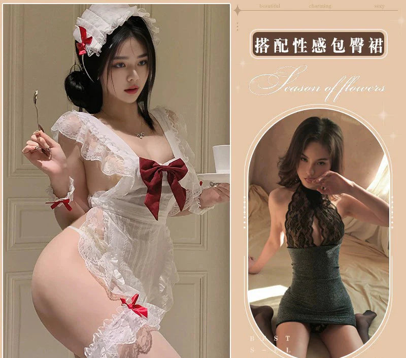 erotic lingerie sexy uniform pajamas seduction clothes free to take off flirting hot passion bed set midnight glamour